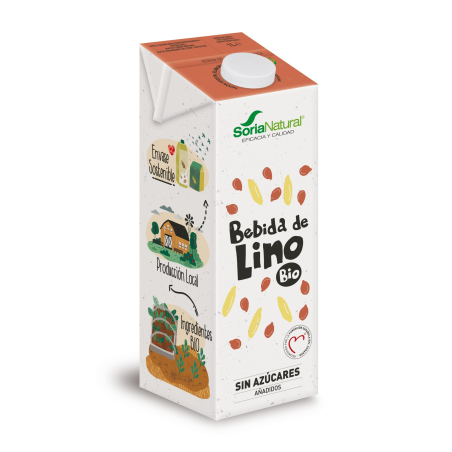 Bebida de lino bio 1l soria natural