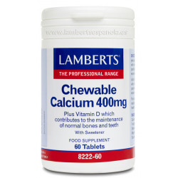 Calcio masticable 60tab lamberts