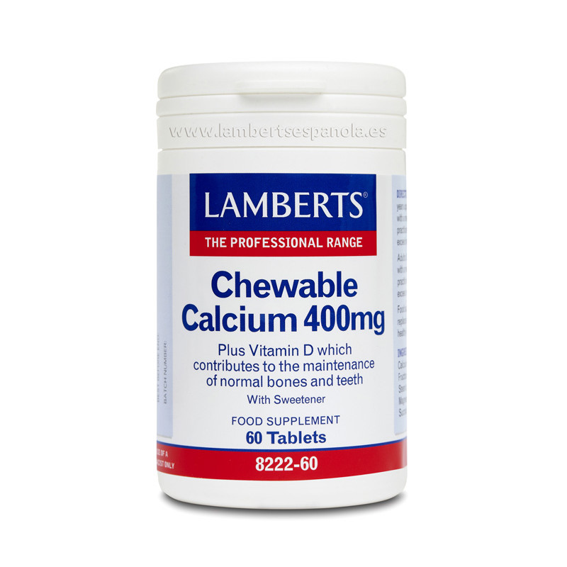 Calcio masticable 60tab lamberts