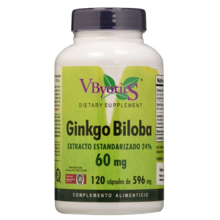 Ginkgo biloba 60mg 120cp vbyotics