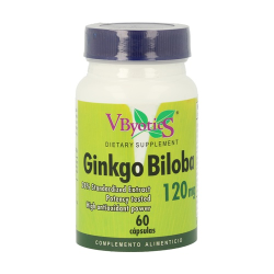 Ginkgo biloba 120mg 60cap vbyotics