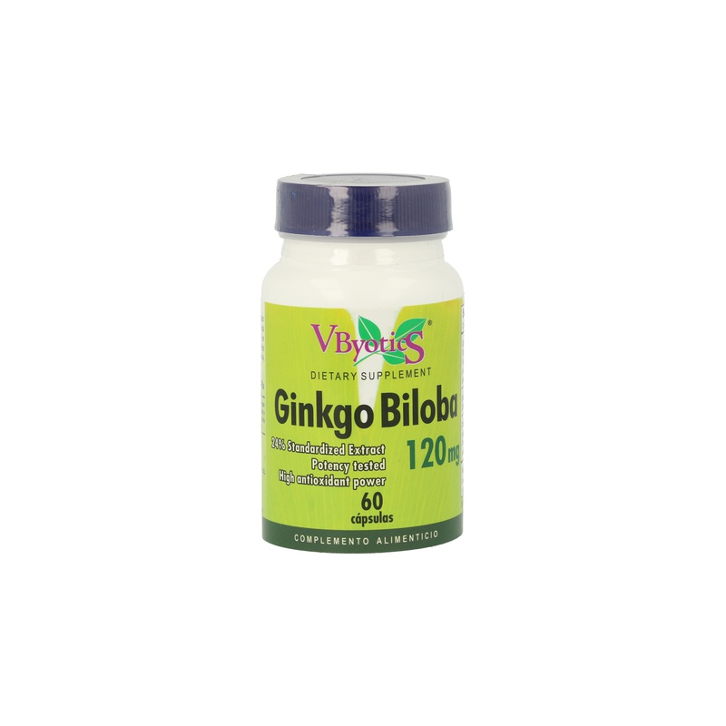 Ginkgo biloba 120mg 60cap vbyotics