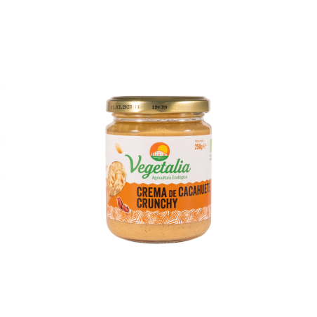 Crema cacahuete 250g bio vegetalia