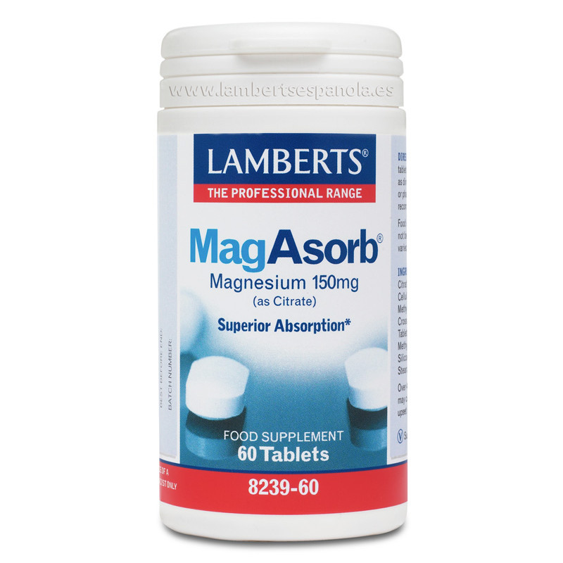 Magasorb (magnesio citrato) 60tab 150mg lamberts