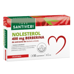 Nolesterol 400mg berberina santiveri 30comp.