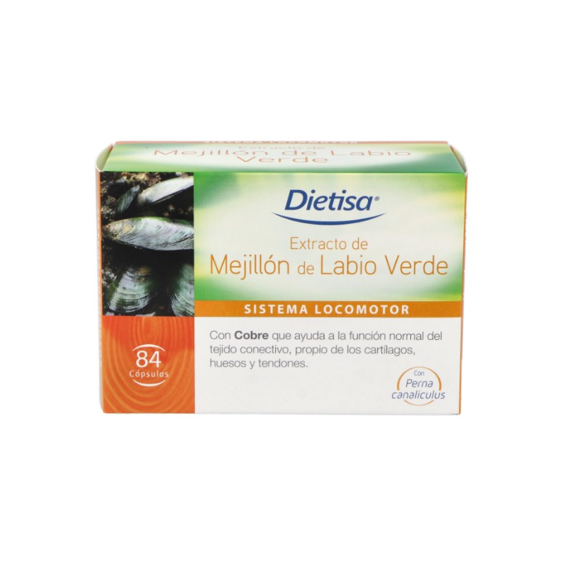 Mejillon labio verde 84 capsulas dietisa
