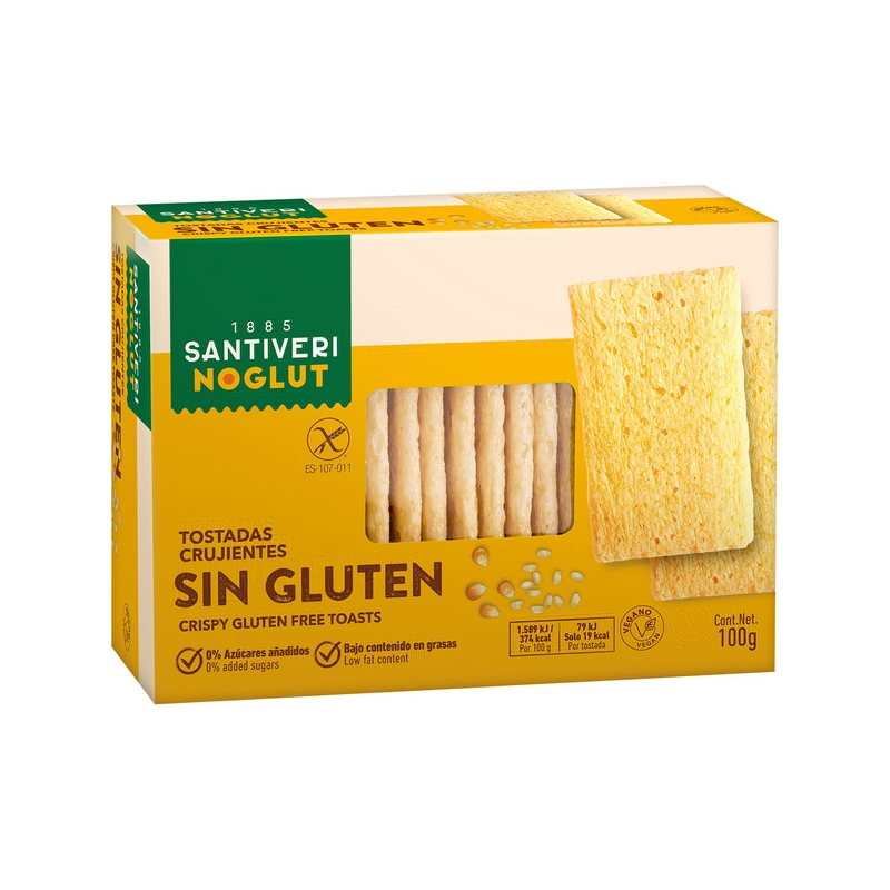 Noglut tostadas cruientes sin gluten 100g