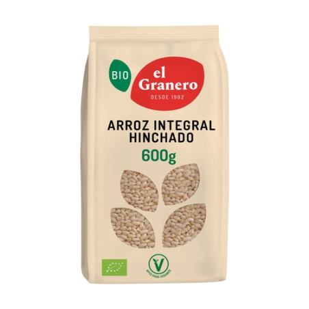 Arroz hinchado integral bio 600g el granero