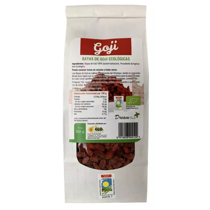 Bayas goji eco dreamfoods 250g