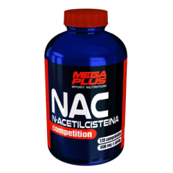 Nac n-acetil cisteina 600mg 120comp mega plus