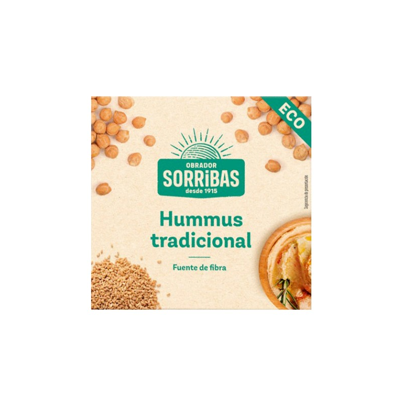 Hummus tradicional bio sorribas 240g