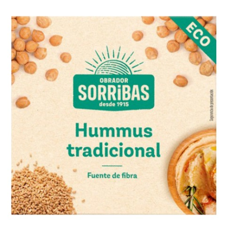 Hummus tradicional bio sorribas 240g