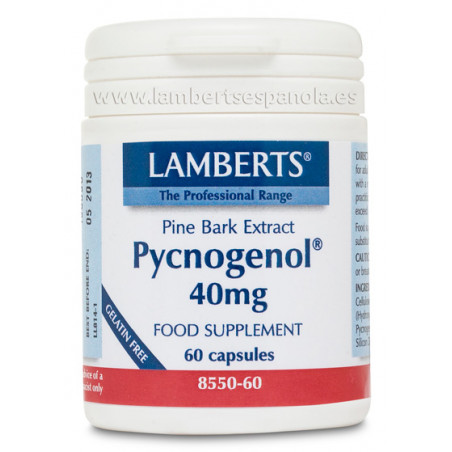 Pycnogenol 40mg 60cap lamberts