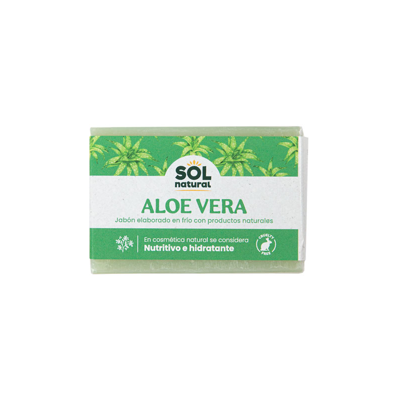 Jabon aloe vera nutritivo hidrat sol natural 100g