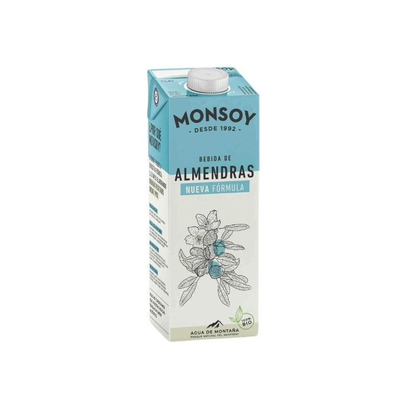 Monsoy almendra bio 1l