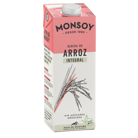 Monsoy arroz integral  bio  1l