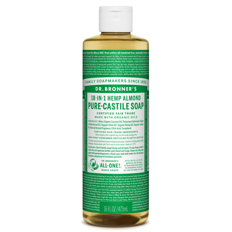 Jabon liquido almendras 475ml doctor bronners