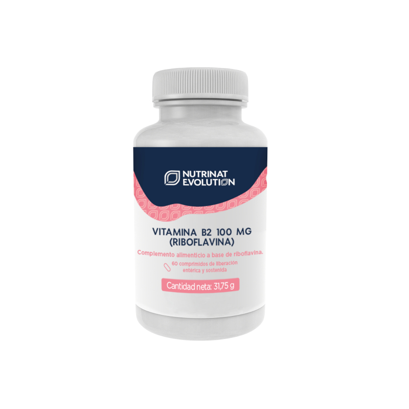 Vitamina b2 100mg riboflavina 60comp nutrinat evol