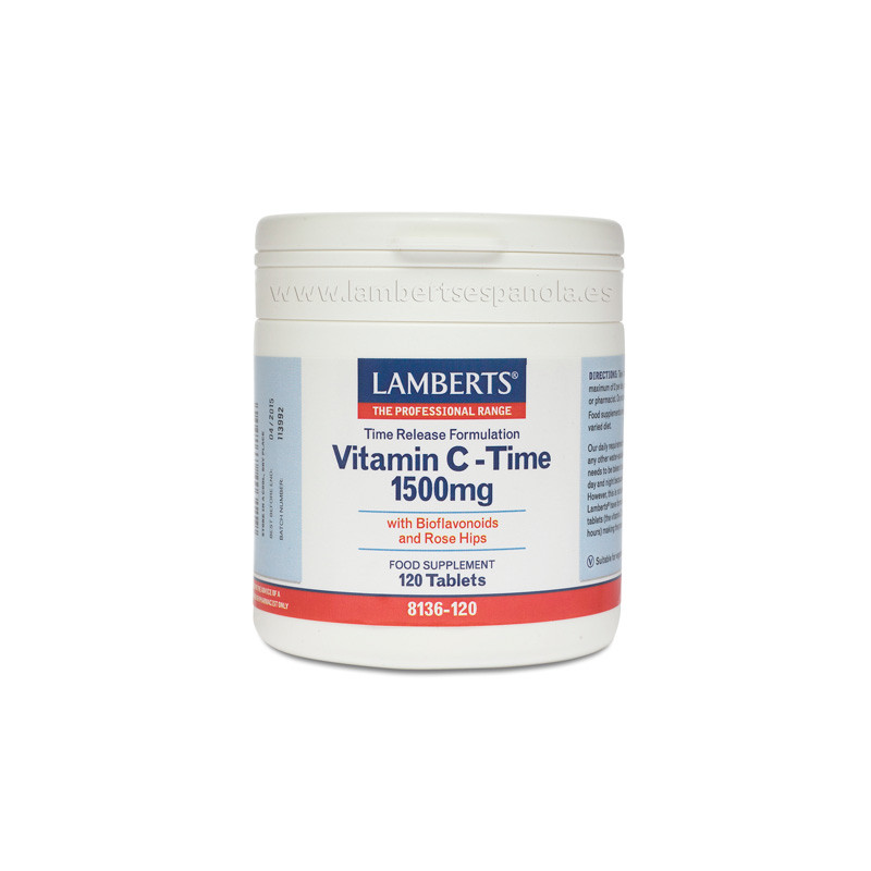 Vitamina c 1500mg 120tab lamberts
