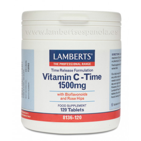 Vitamina c 1500mg 120tab lamberts