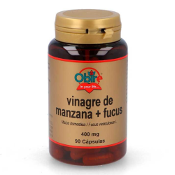Vinagre manzana + fucus 400mg  90cap obire
