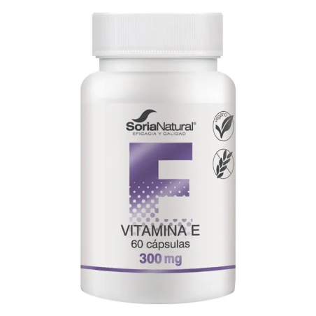 Vitamina e 300mg 60cap soria natural