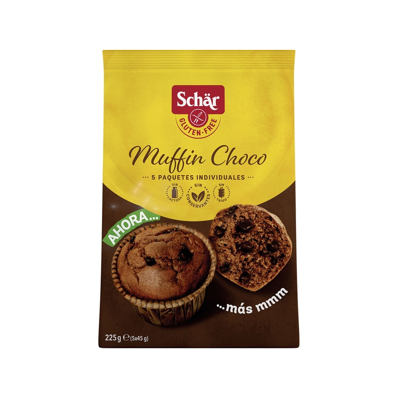 Muffin choco schar 225g