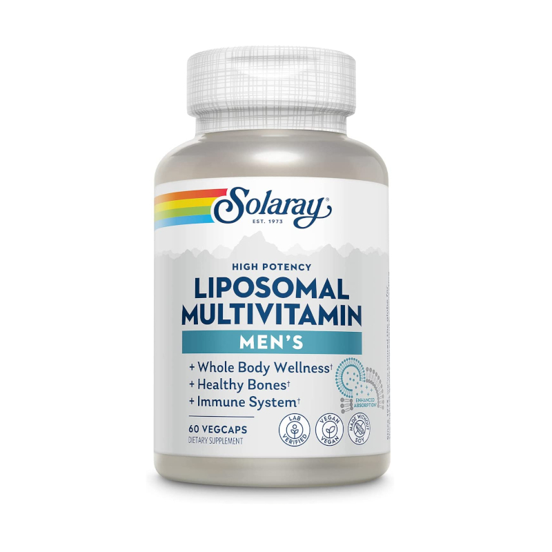 Mens multivitamin liposomal solaray 60vegcaps