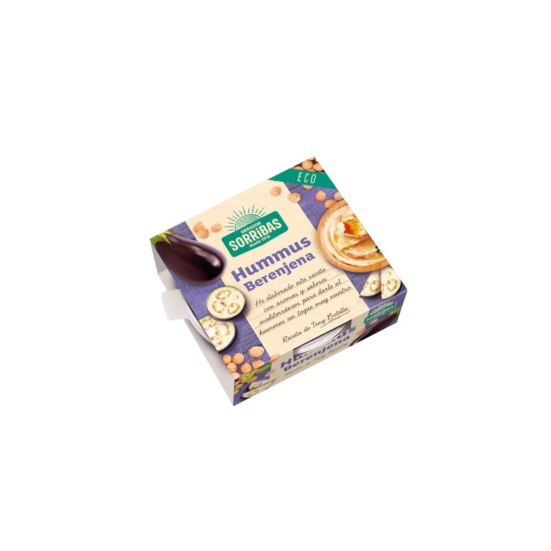 Hummus berenjena bio sorribas 240g