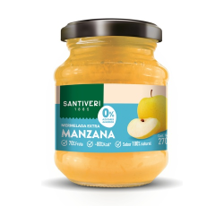 Mermelada manzana 0% azucar añadido santiveri 270g