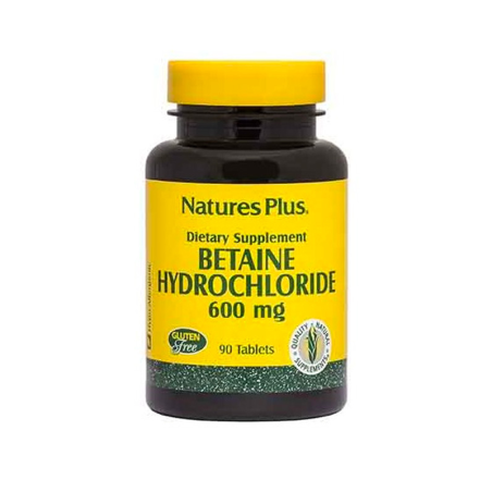 Betaine hydrochloride 600mg natures plus