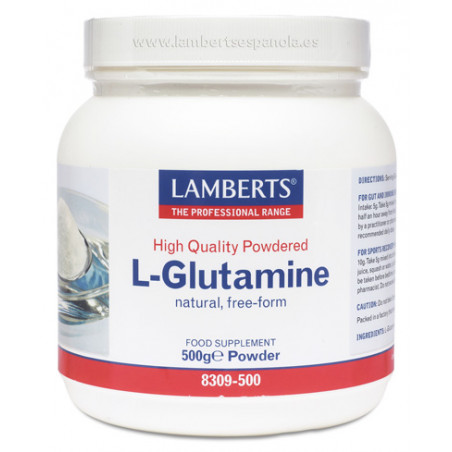 L-glutamina 500g polvo lamberts