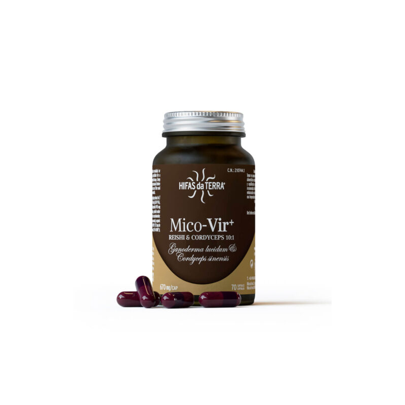 Mico-vir reishi cordyceps hifas da terra 70cap