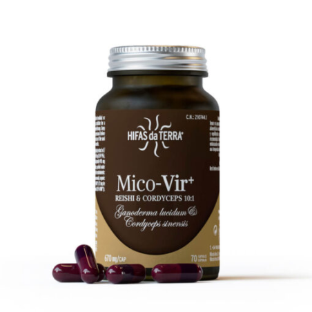 Mico-vir reishi cordyceps hifas da terra 70cap