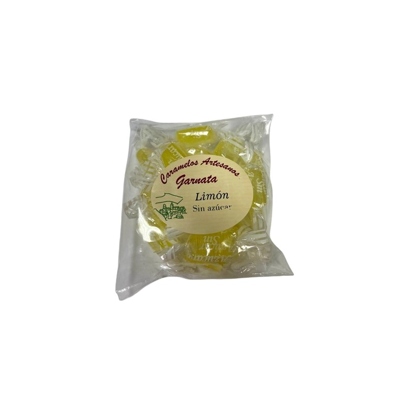 Caramelos limon sin azucar 100g garnata