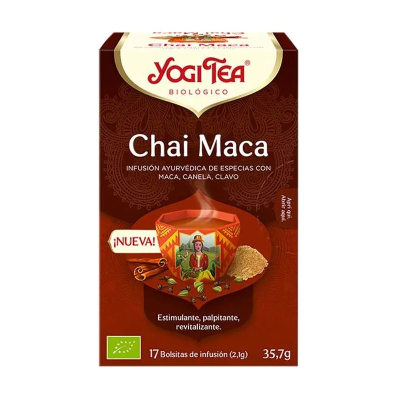 Yogi chai maca 17 filtros bio
