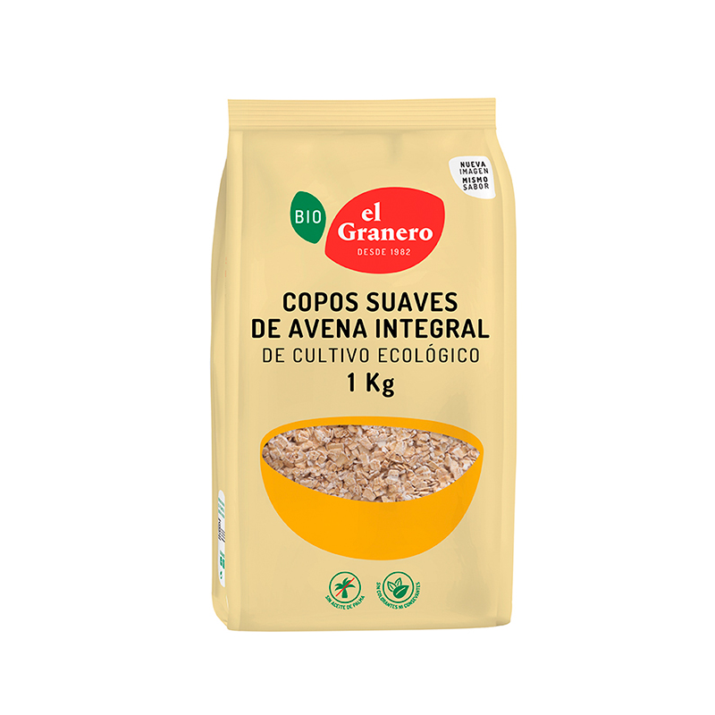 Copos avena finos 1k bio el granero