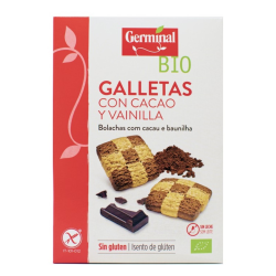 Galletas cacao vainilla bio s/g250g germinal