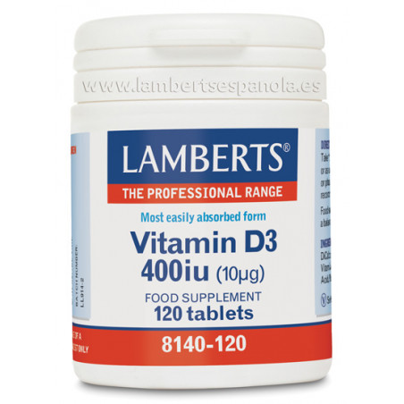Vitamina d3 400ui 120tab.lamberts