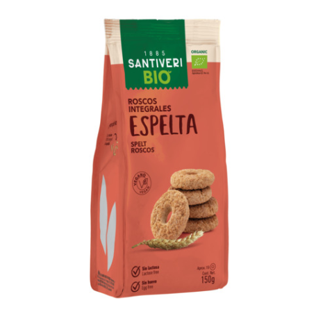 Roscos espelta integrales 150g santiveri