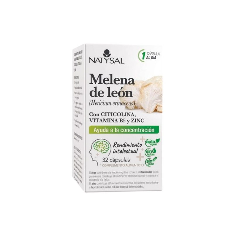 Melena de leon natysal 32cap