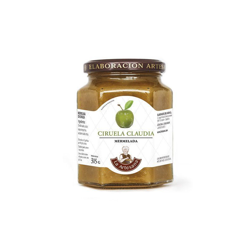 Mermelada ciruela claudia 305gr s/a s/f la artesan
