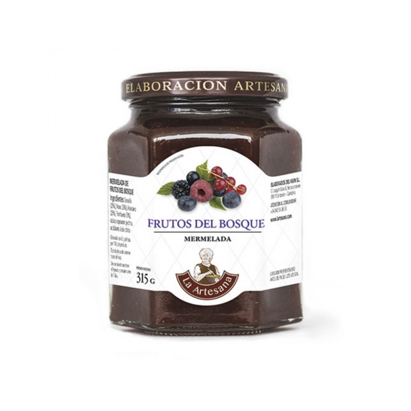 Mermelada frutas del bosque s/a la artesana 305g