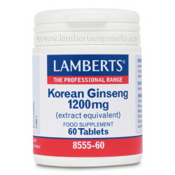 Ginseng koreano 60cap.lamberts