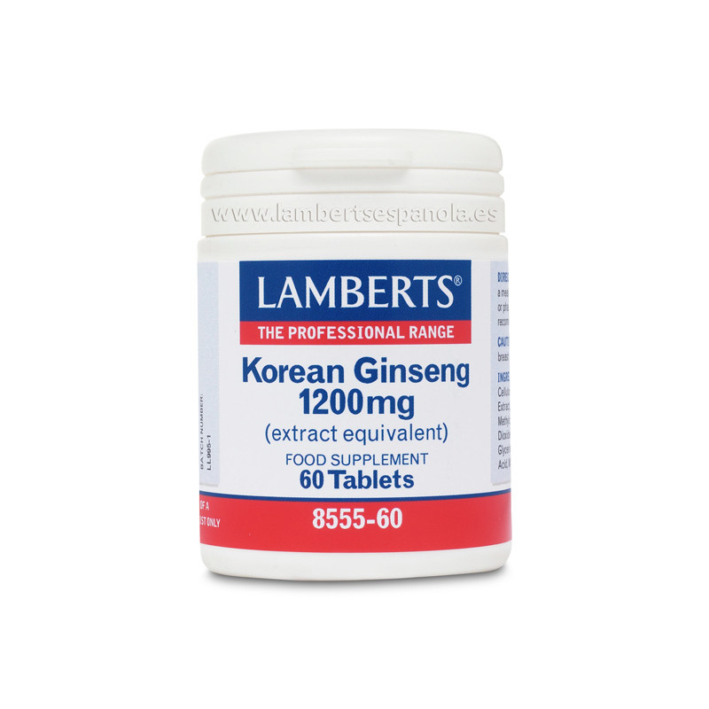Ginseng koreano 60cap.lamberts