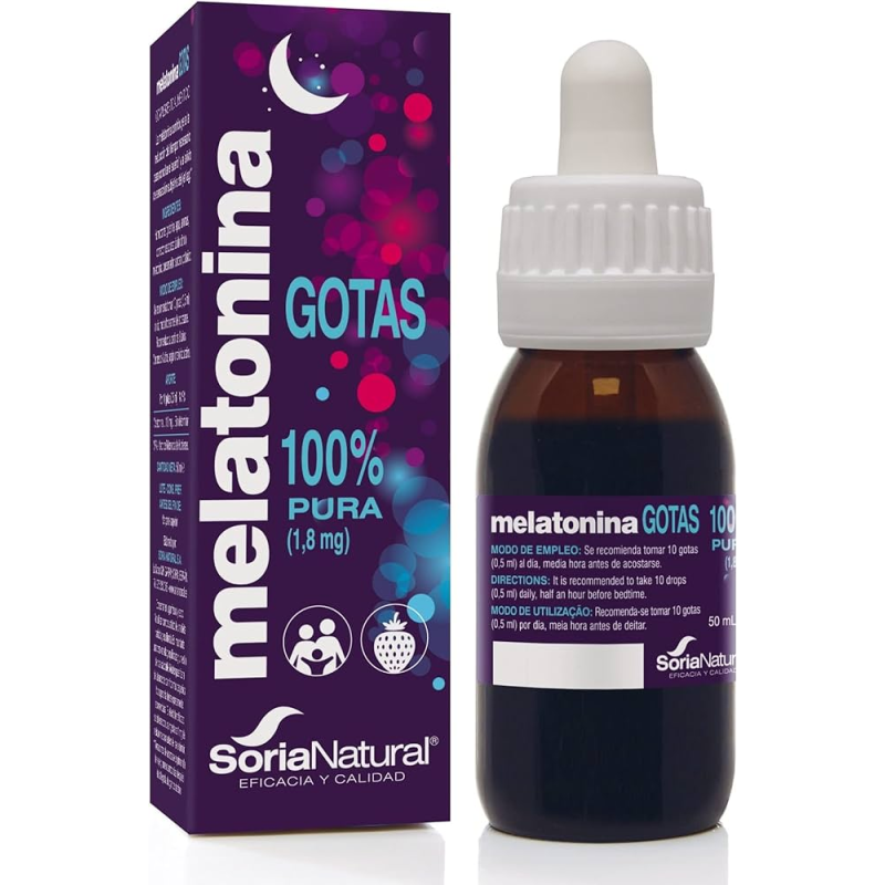 Melatonina gotas soria natural 50ml