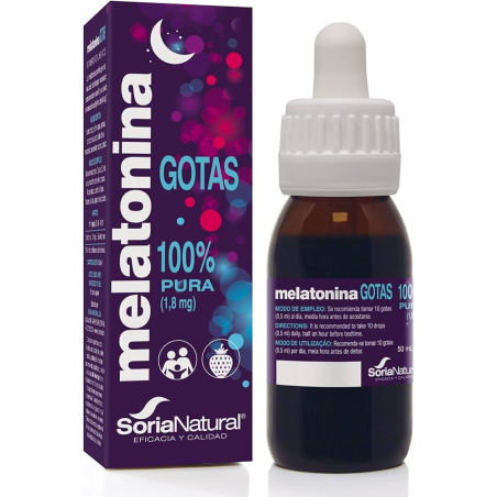 Melatonina gotas soria natural 50ml
