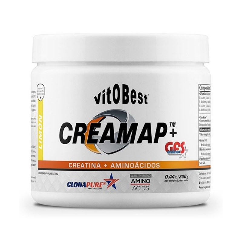 Creamap + gfs creatina + aminoacidos limon 200g