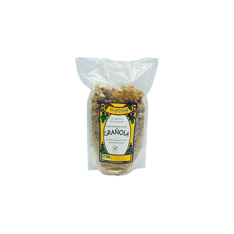 Grañola biogredos 1 kg granola arandanos nueces