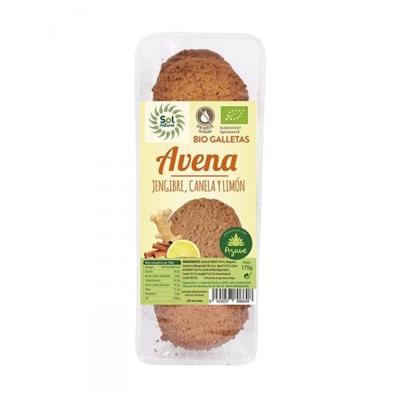 Galleta avena jeng.canel.limon